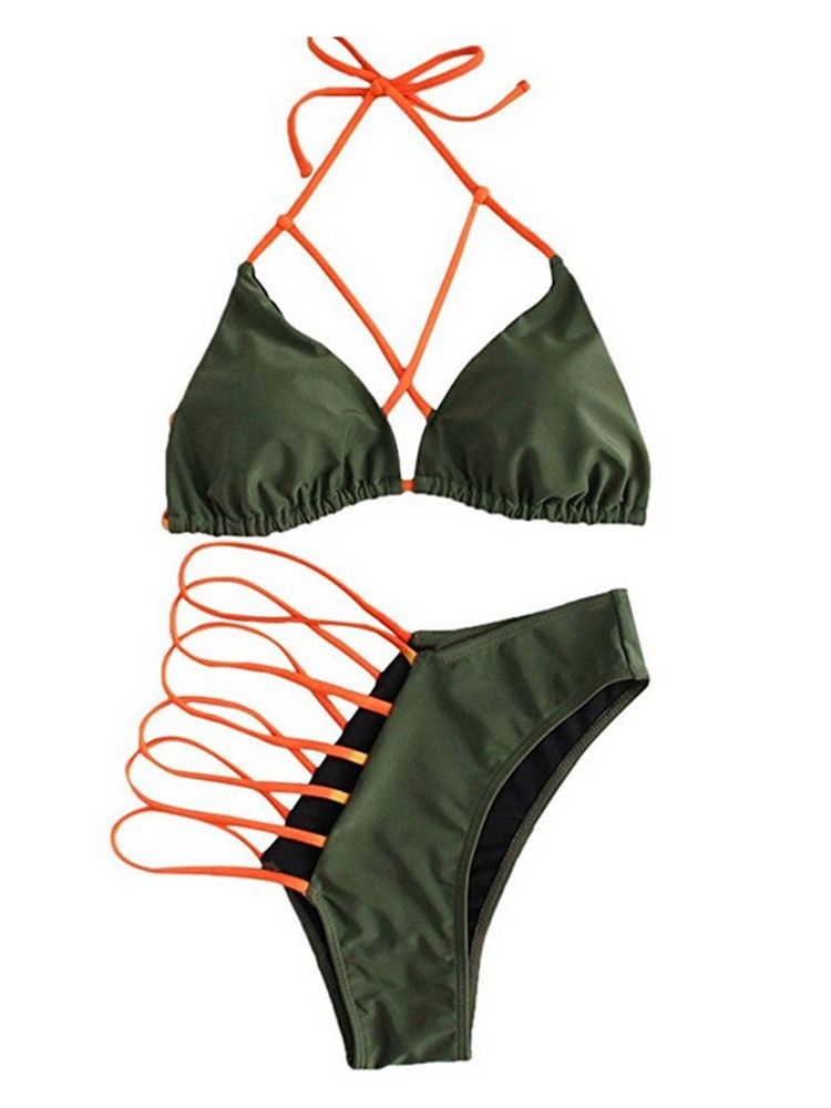 Conjunto De Biquíni De Renda Trajes De Banho Femininos Ocidentais