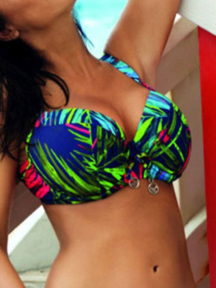 Conjunto Feminino Sexy Floral Biniki Conjunto De Maiôs Com Estampa