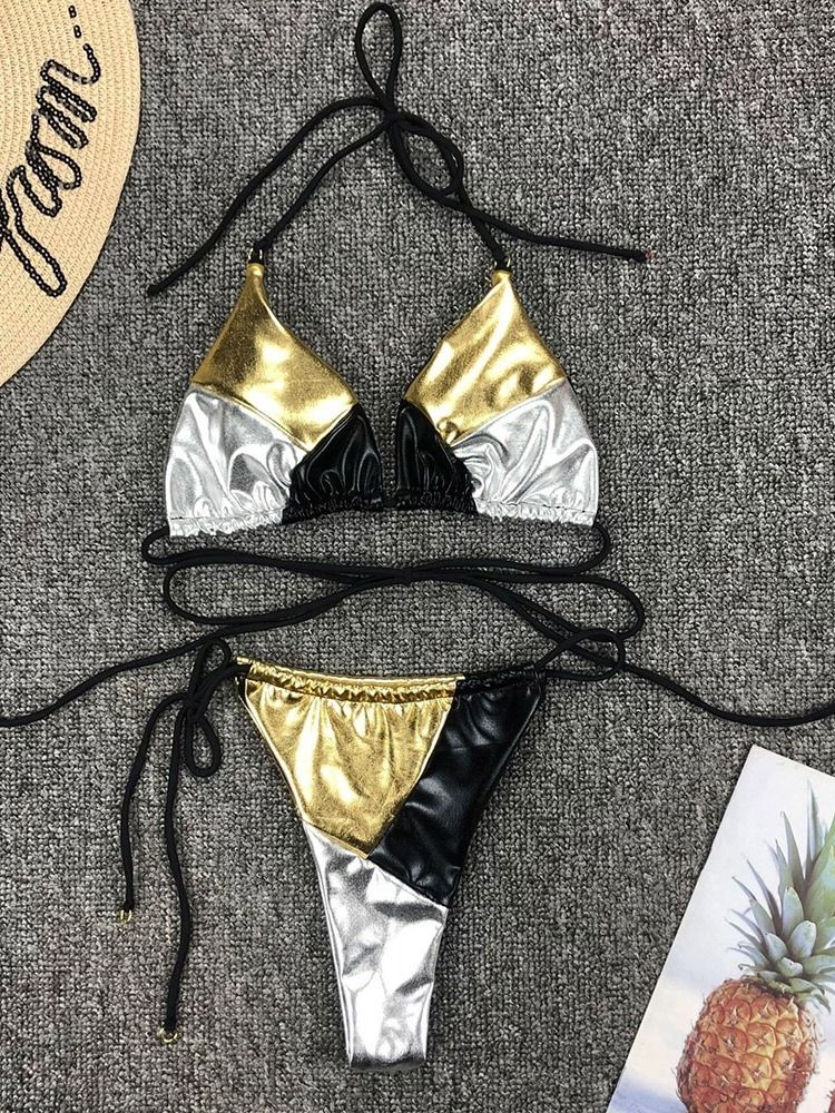 Conjunto Tankini Feminino De Biquíni Trajes De Banho