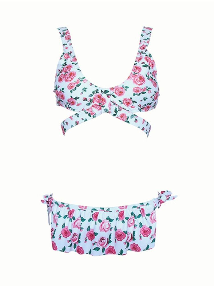 Conjunto Tankini Feminino Floral Estampado Maiô