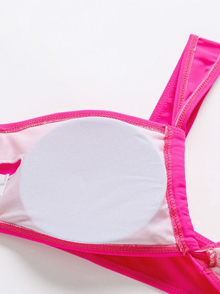 Conjunto Tankini Feminino Sexy Em Trajes De Banho Simples