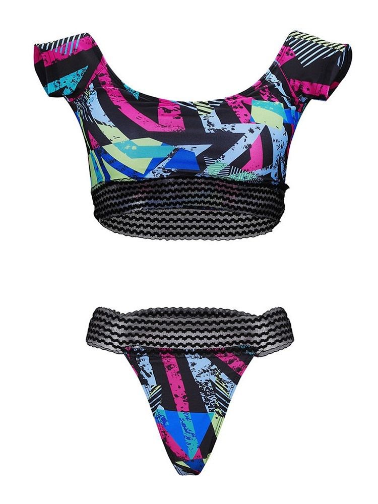 Conjunto Tankini Feminino Stripe Micro Maiô