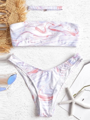 Fato De Banho Sexy Feminino Com Estampa De Renda