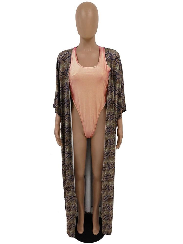 Roupa De Banho Justa Feminina Estampada De Uma Peça