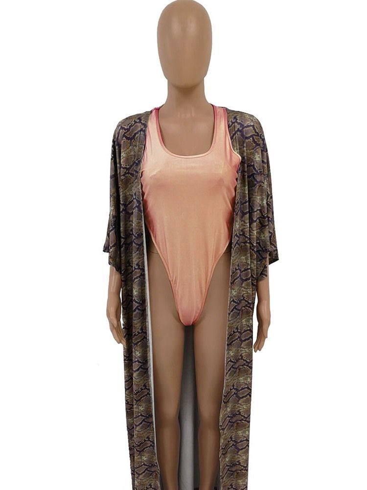 Roupa De Banho Justa Feminina Estampada De Uma Peça