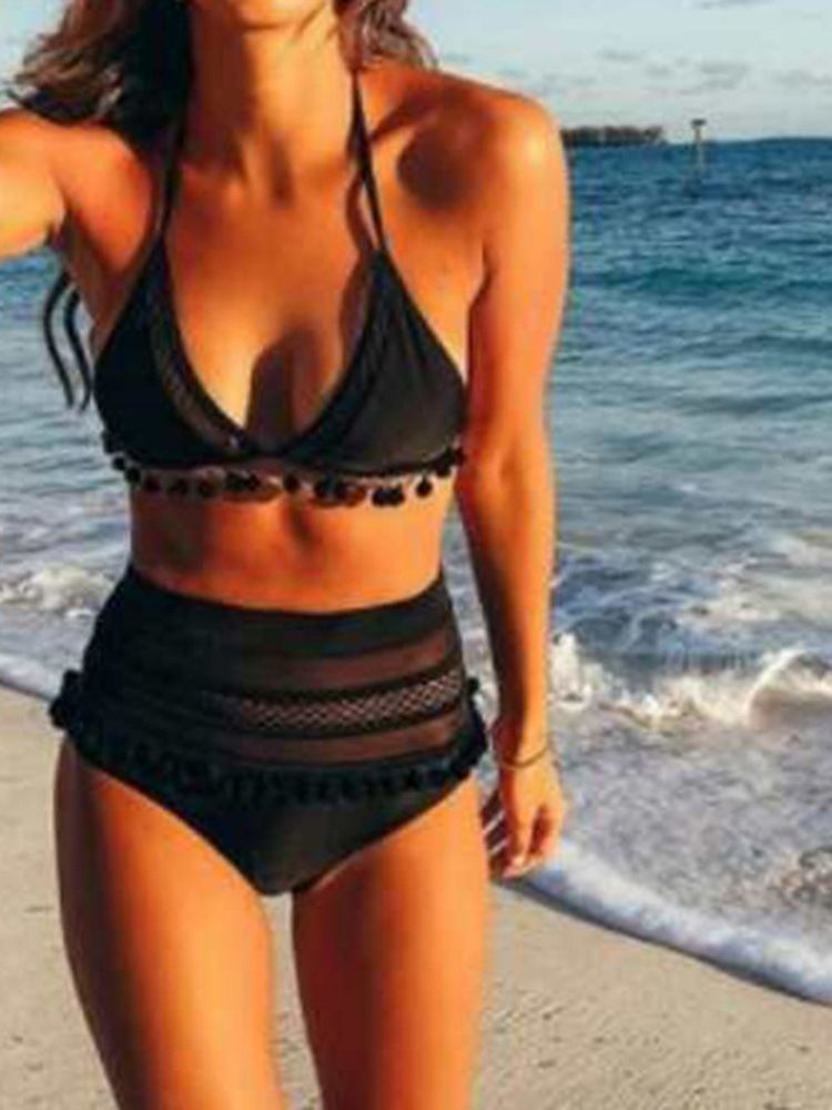 Traje De Banho Sexy Feminino Com Listras