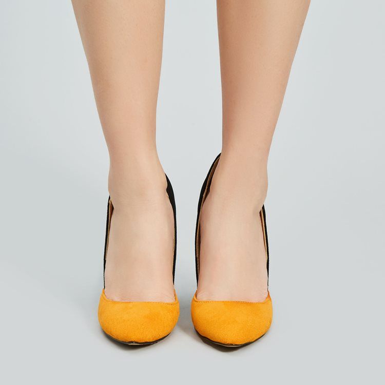 Novas Bombas Chiques De Patchwork Para Dedos Pontiagudos Femininos