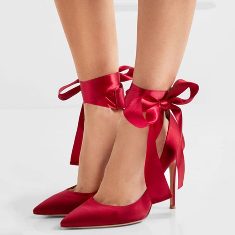 Sapatos De Casamento Com Fita Peep Toe Feminino