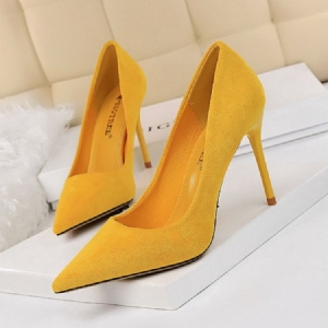 Sapatos Femininos De Salto Agulha Ponta Apontada Salto Ultra-alto (≥8cm)