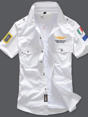 Camisa Normal Masculina Lisa E Magra