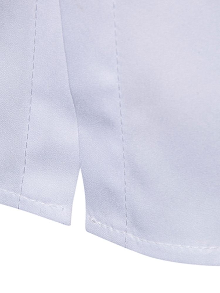 Camisas Masculinas Justas Lapela Com Estampa Floral Com Estampa Floral