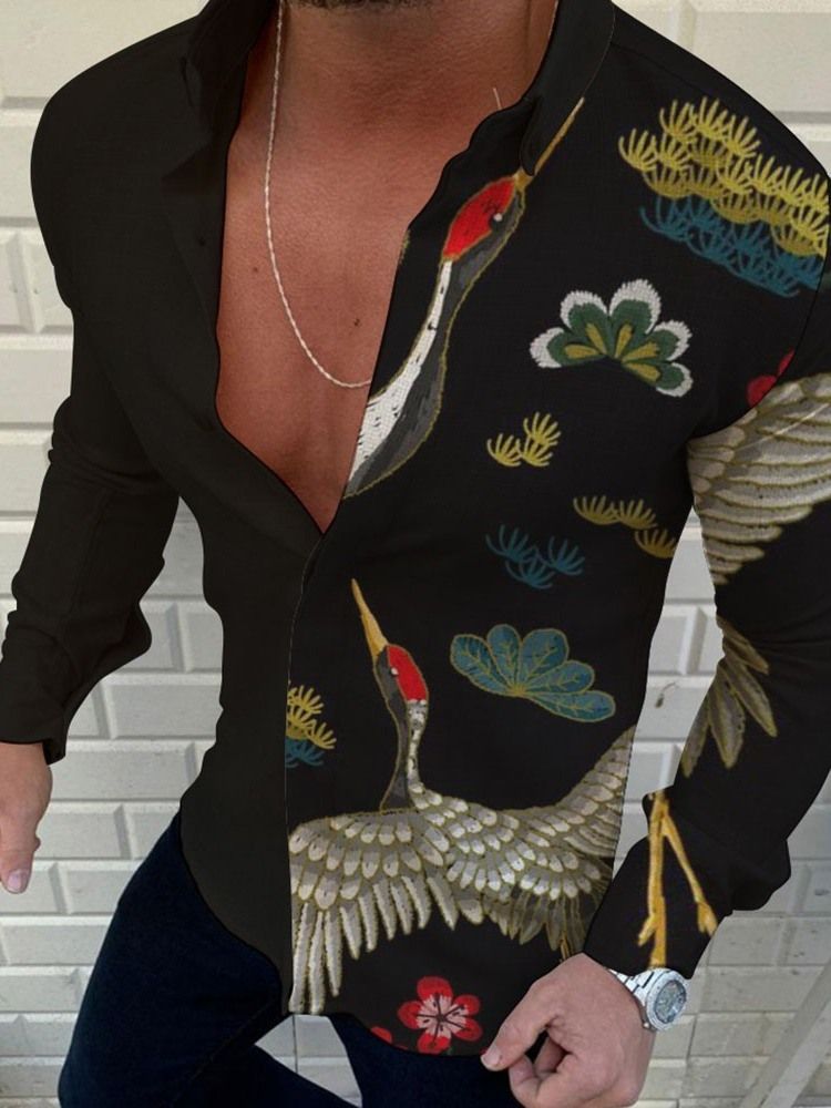 Imprimir Lapela Animal Animal Shirt Slim