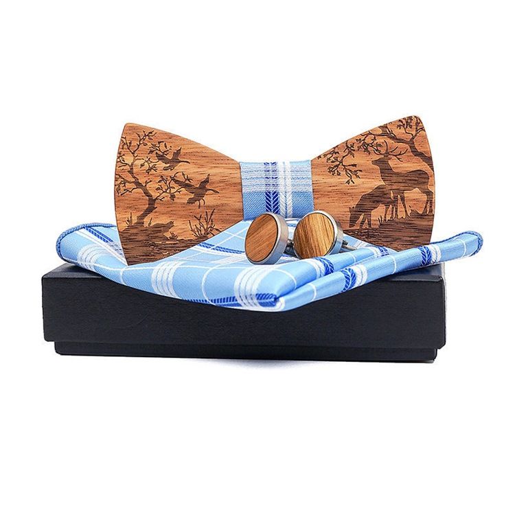 Conjunto De Gola Em Poliéster Novidade Gravatas-borboleta Masculinas
