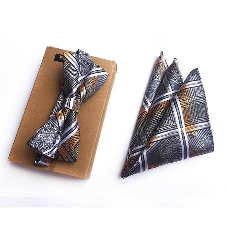 Conjunto De Gravata Borboleta Masculino