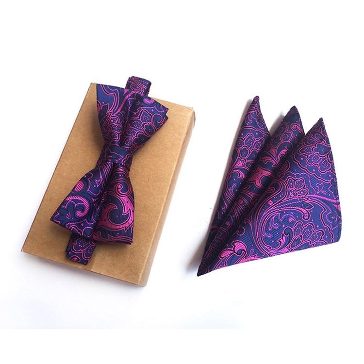 Conjunto De Gravata Borboleta Masculino