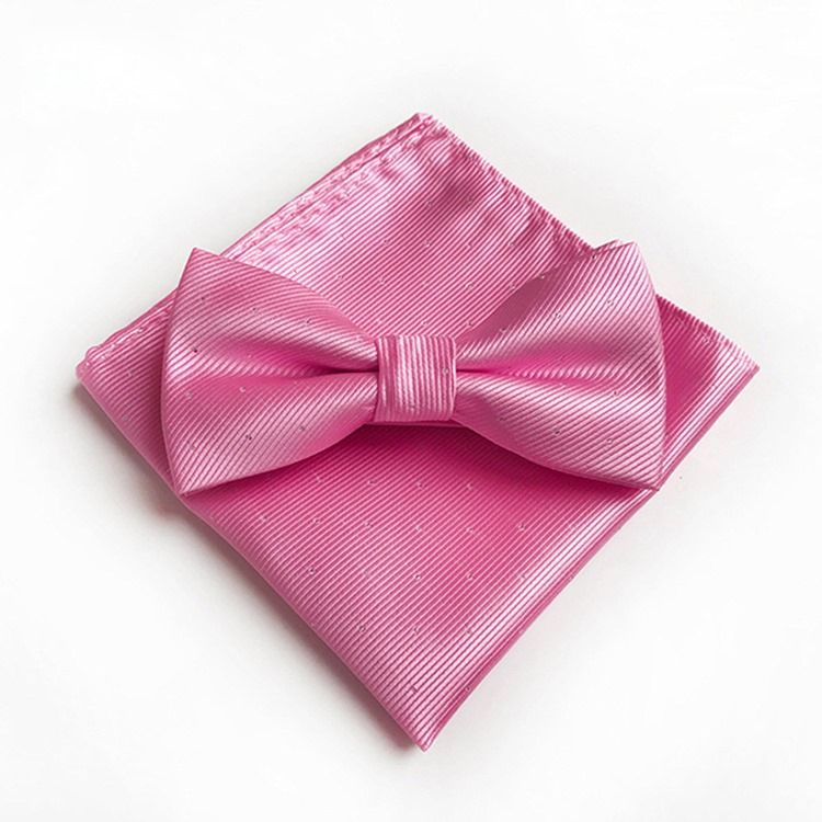 Conjunto De Gravata Borboleta De Ponto De Onda Masculino