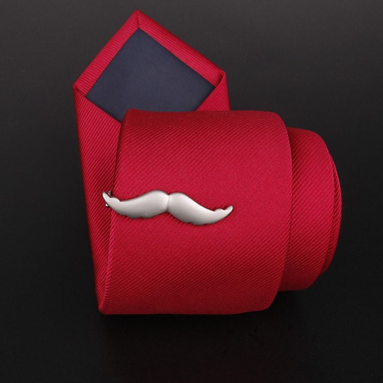 Grampo De Gravata De Bigode Masculino (não Incluindo Gravatas)