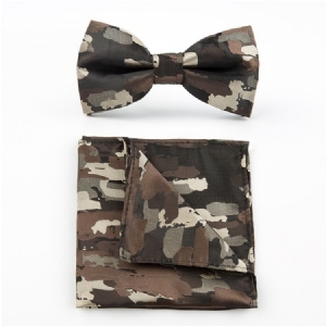Gravata Borboleta De Casamento Com Camuflagem Masculina