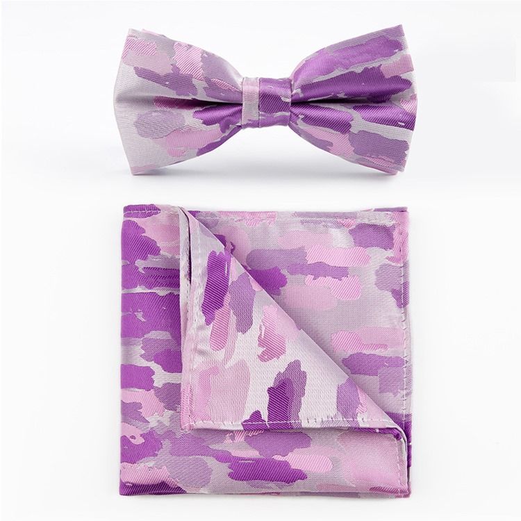 Gravata Borboleta De Casamento Com Camuflagem Masculina