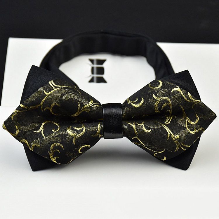 Gravata-borboleta Losango Dupla Camada Masculino
