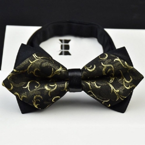Gravata-borboleta Losango Dupla Camada Masculino