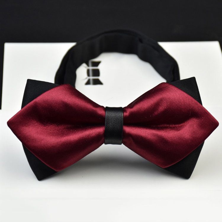 Gravata-borboleta Losango Dupla Camada Masculino