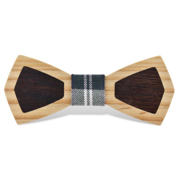 Gravata-borboleta Masculina De Madeira