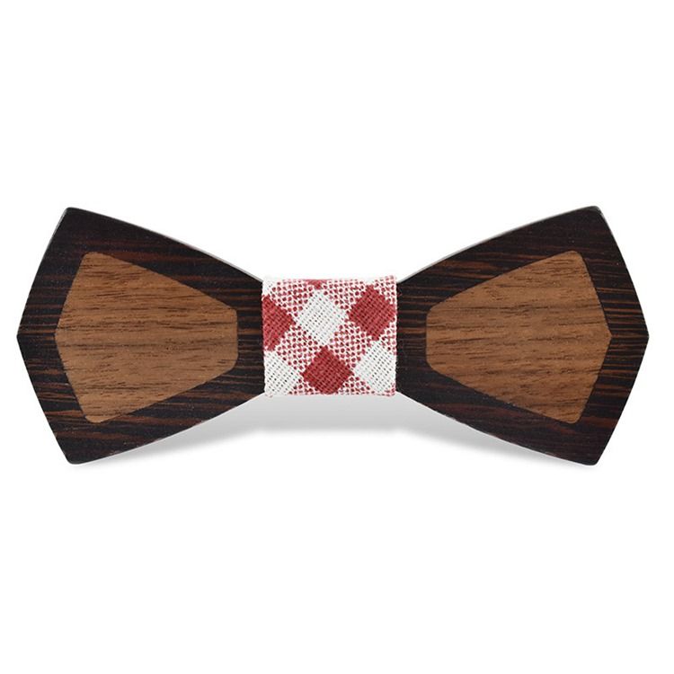Gravata-borboleta Masculina De Madeira