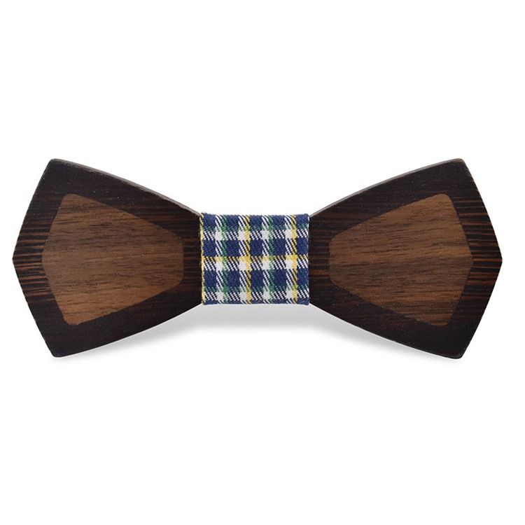 Gravata-borboleta Masculina De Madeira