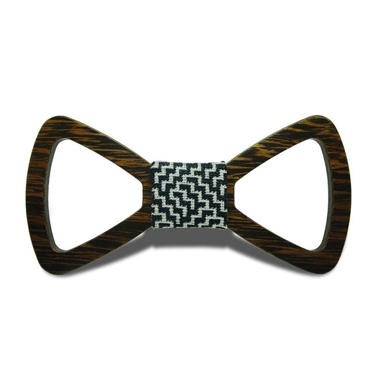 Gravata-borboleta Oca De Madeira Masculina