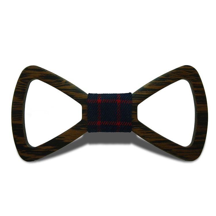 Gravata-borboleta Oca De Madeira Masculina