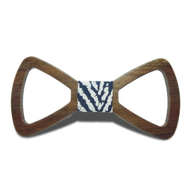 Gravata-borboleta Oca De Madeira Masculina