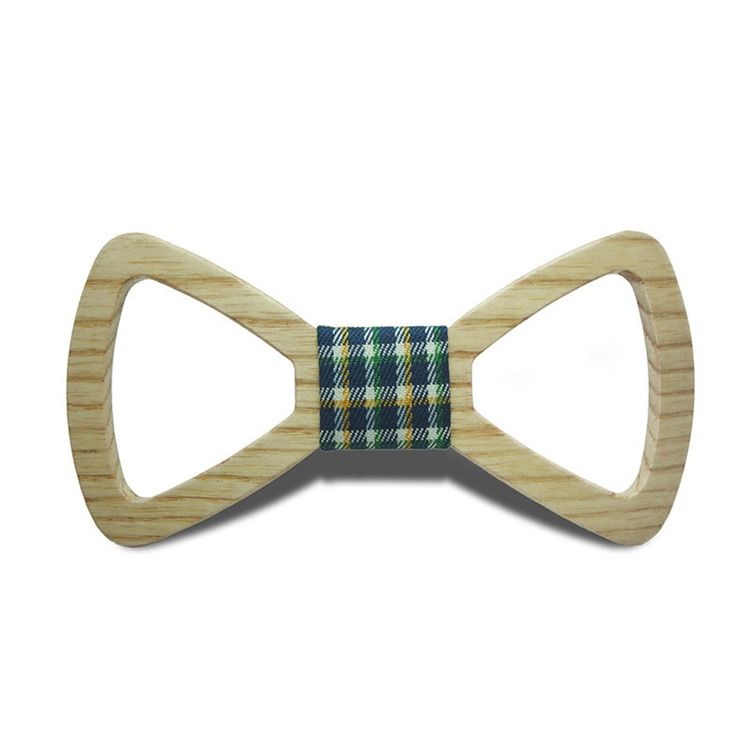 Gravata-borboleta Oca De Madeira Masculina