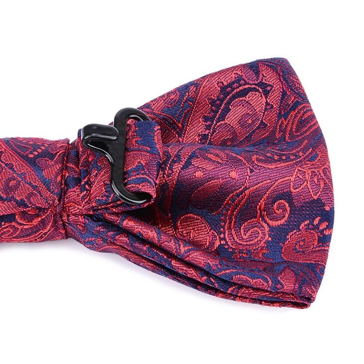 Gravata Estilo Poliéster Floral Para Homens