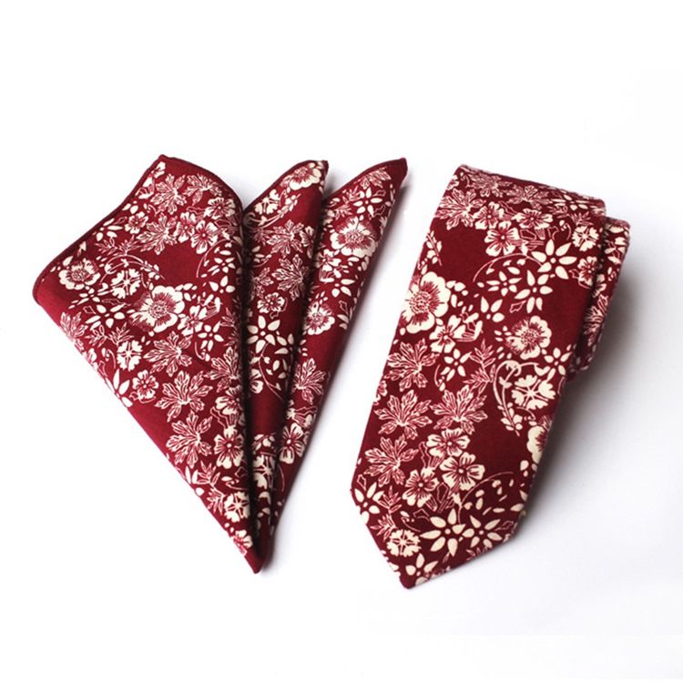 Gravata Floral Masculina De Negócios Para Homem