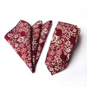 Gravata Floral Masculina De Negócios Para Homem