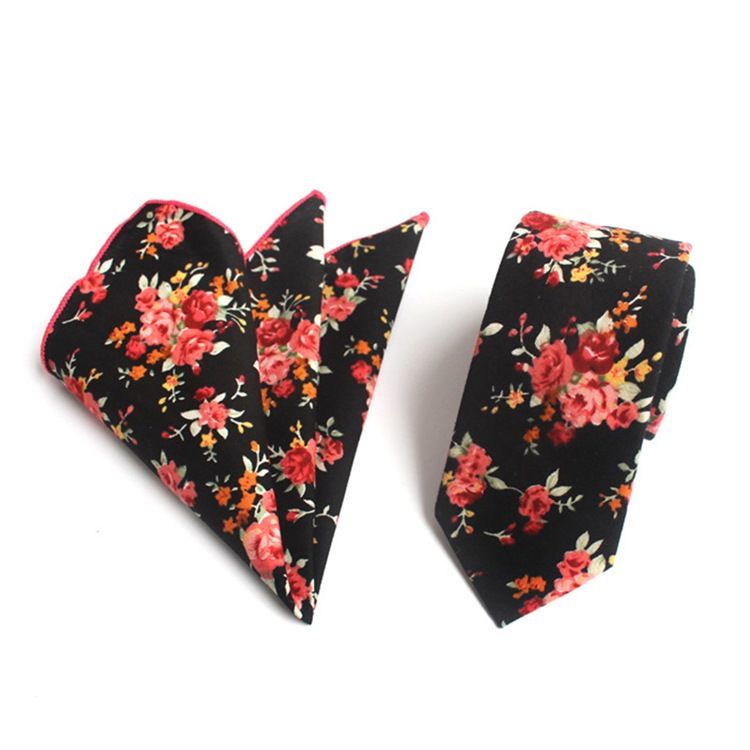Gravata Floral Masculina De Negócios Para Homem