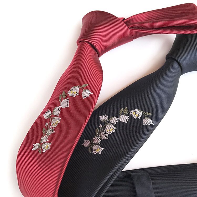 Gravata Masculina Com Costura Rosa