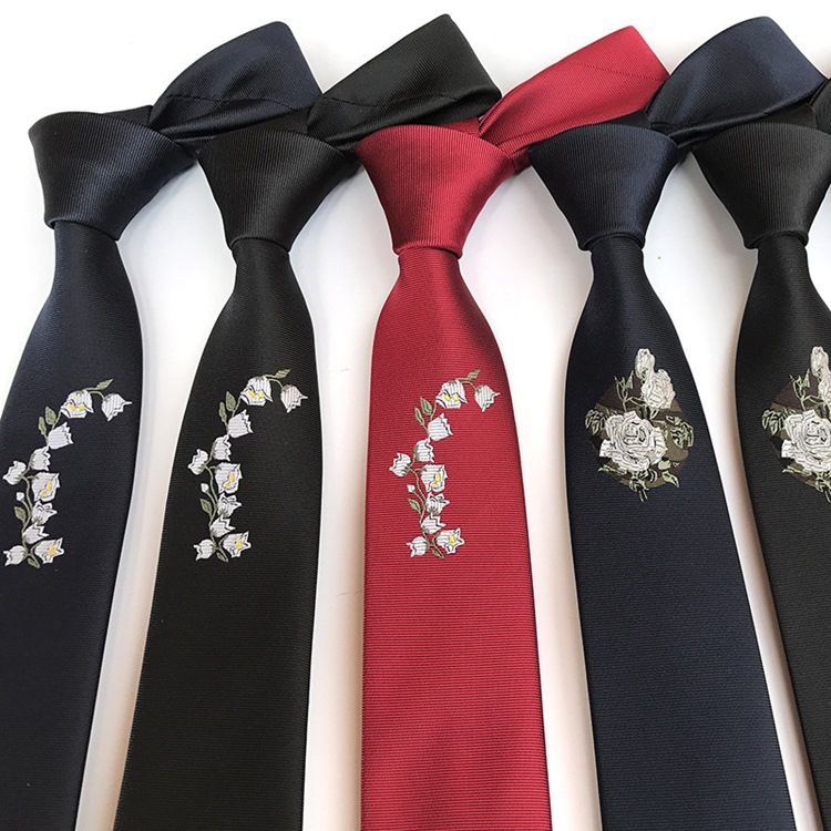 Gravata Masculina Com Costura Rosa