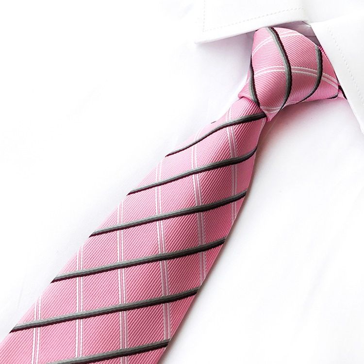 Gravata Masculina Com Estampa Estriada