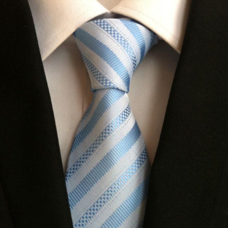 Homens Negócios Stripe Paisley Gravata Para Homem