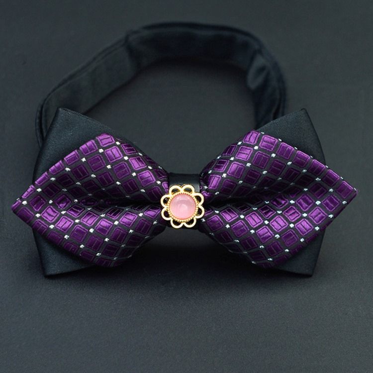 Laço Floral Xadrez Masculino