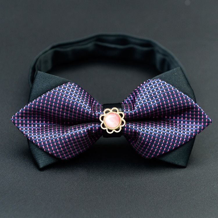 Laço Floral Xadrez Masculino