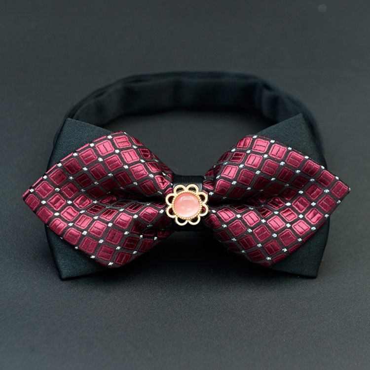 Laço Floral Xadrez Masculino