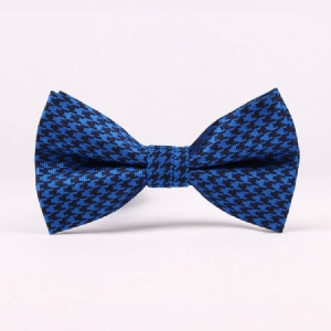 Retro Houndstooth Bowtie For Men
