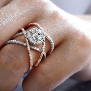Anéis Diamante Para Mulheres Românticas De Férias