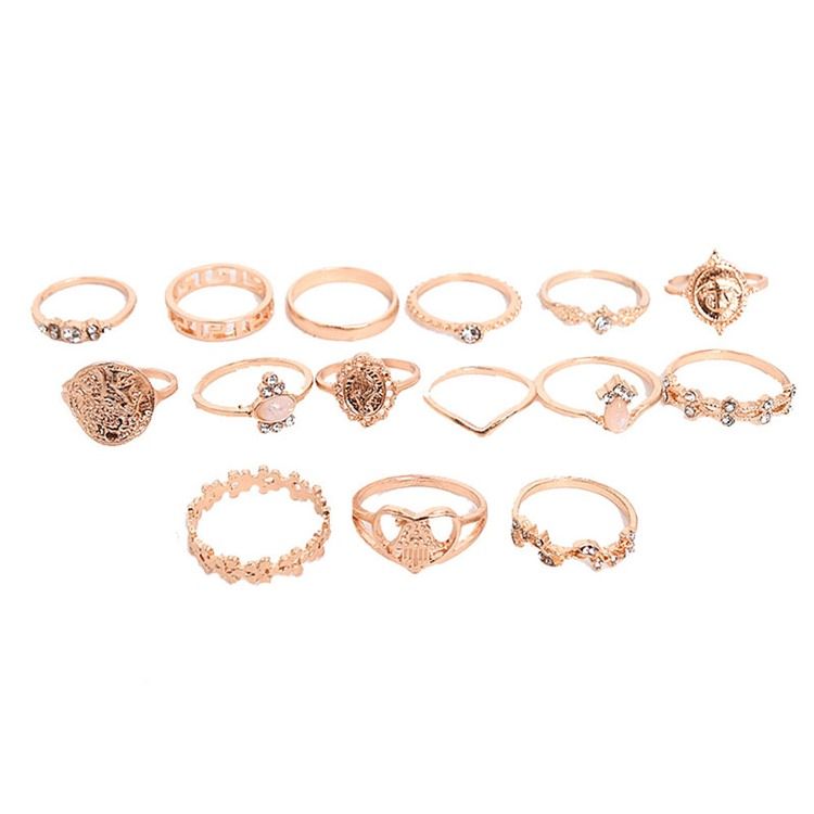 Anéis Diamante Vintage Holiday Feminina