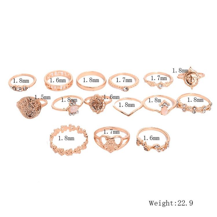 Anéis Diamante Vintage Holiday Feminina
