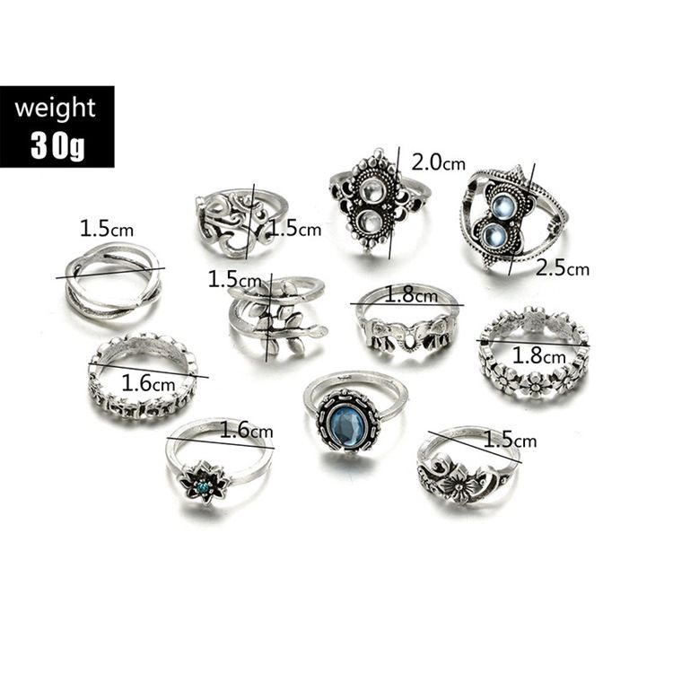 Anéis E-plating Vintage Para Mulheres Com Encanto De Aniversário