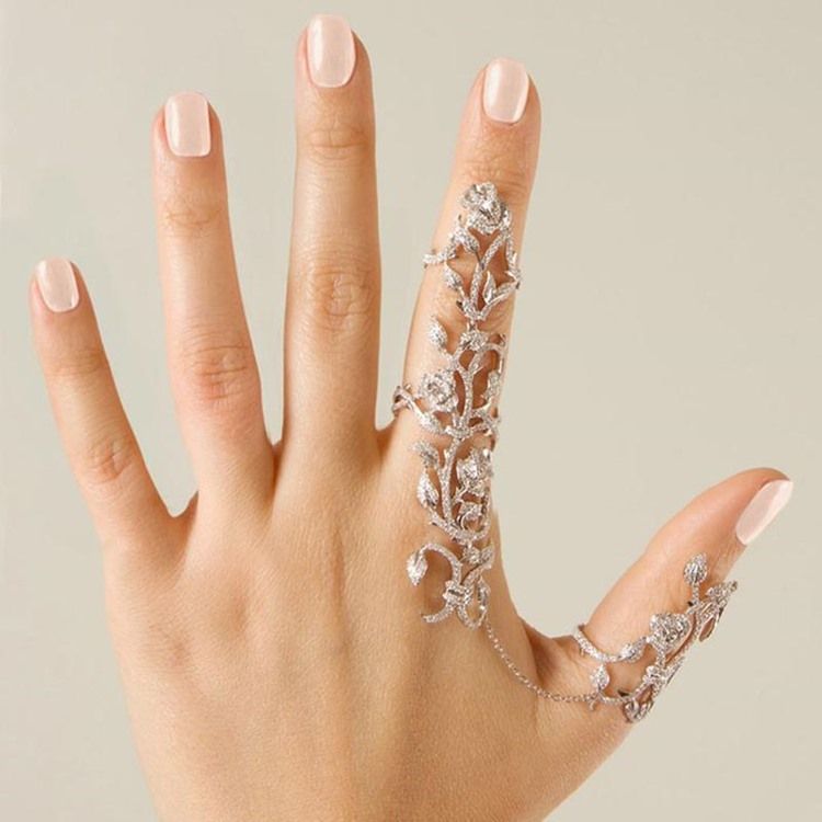 Anel Ajustável Exquisite Rose Diamante